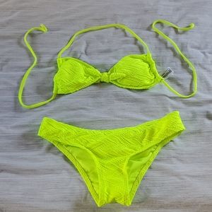 Neon Yellow Bikini
